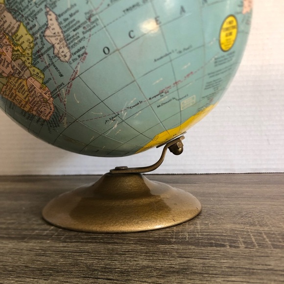 Vtg George F Cram 9 Inch Terrestrial Globe - Picture 14 of 14